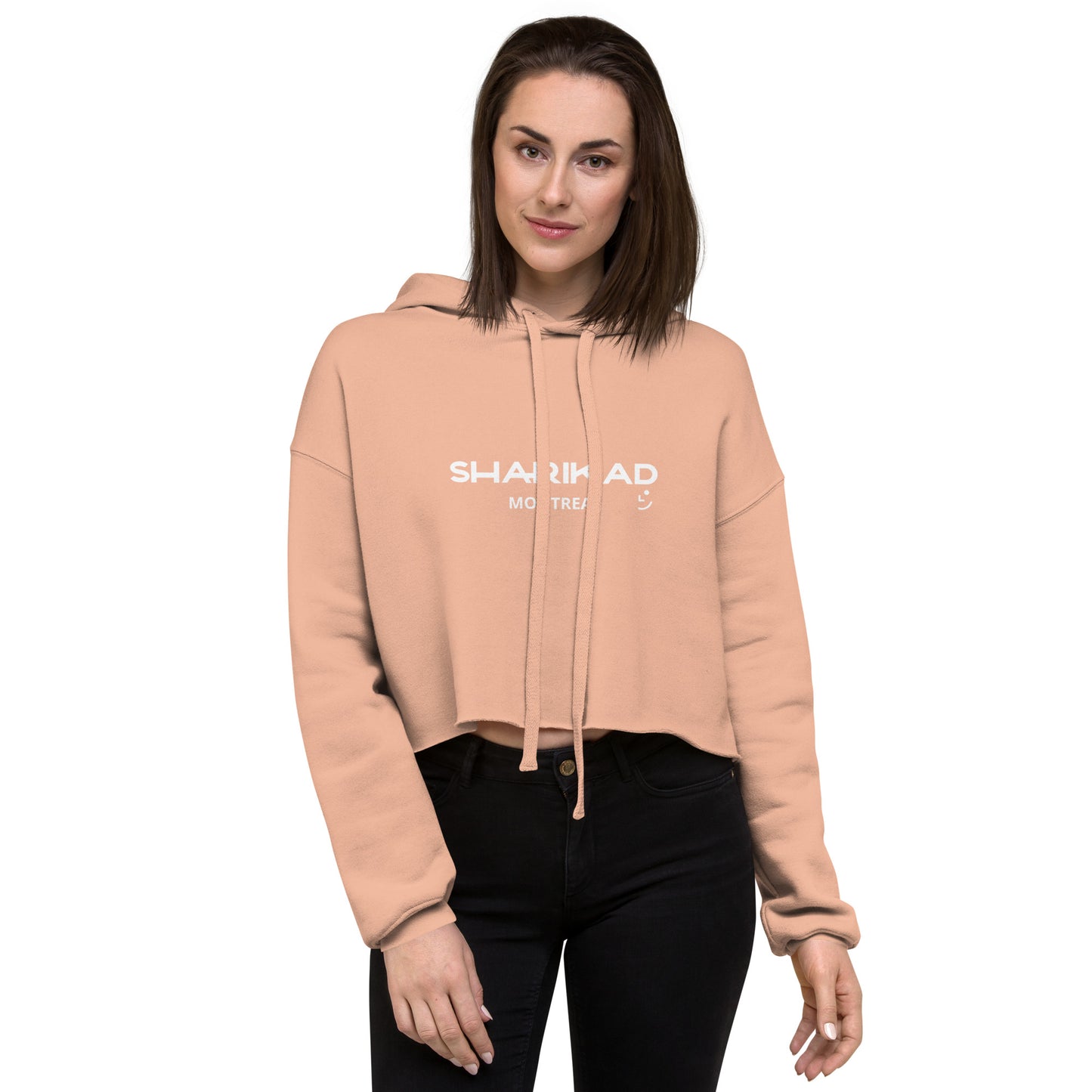 Sweat à capuche crop-top Sharikad pour femme