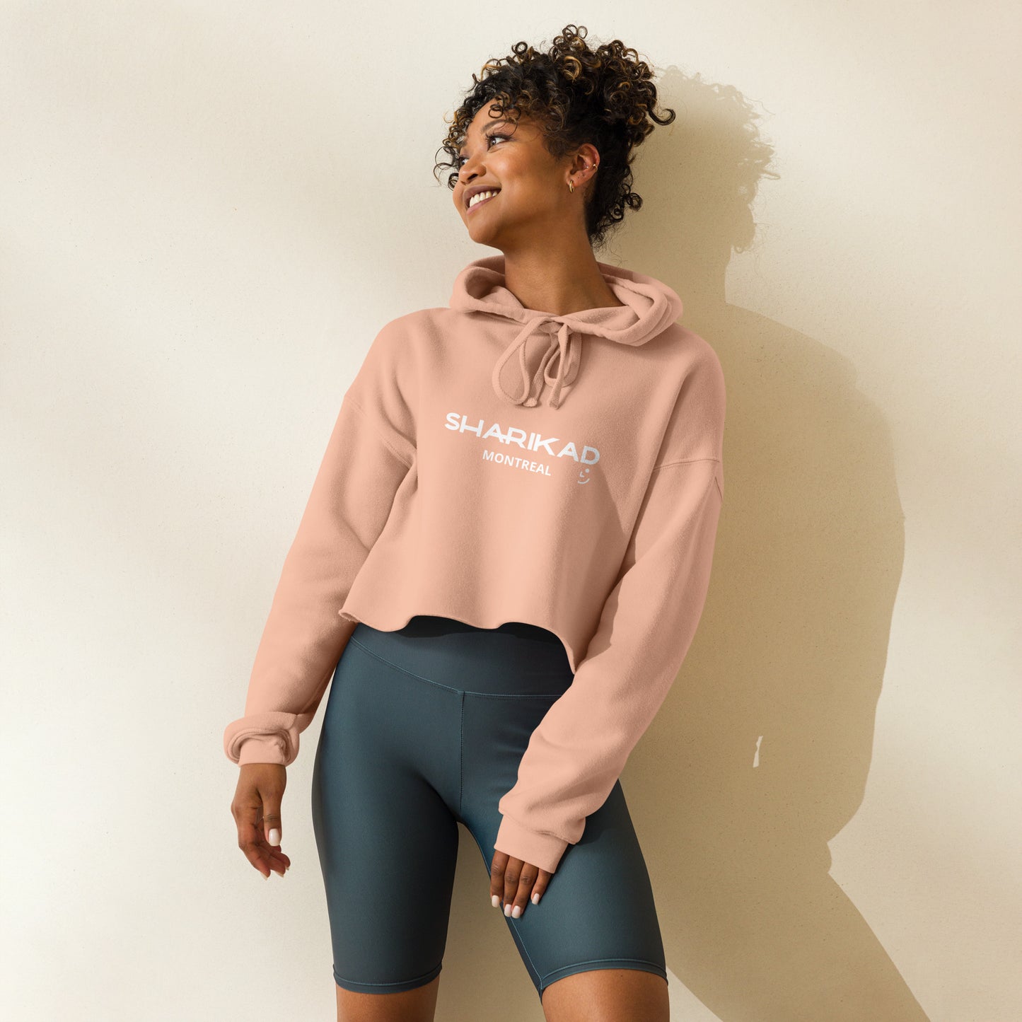 Sweat à capuche crop-top Sharikad pour femme