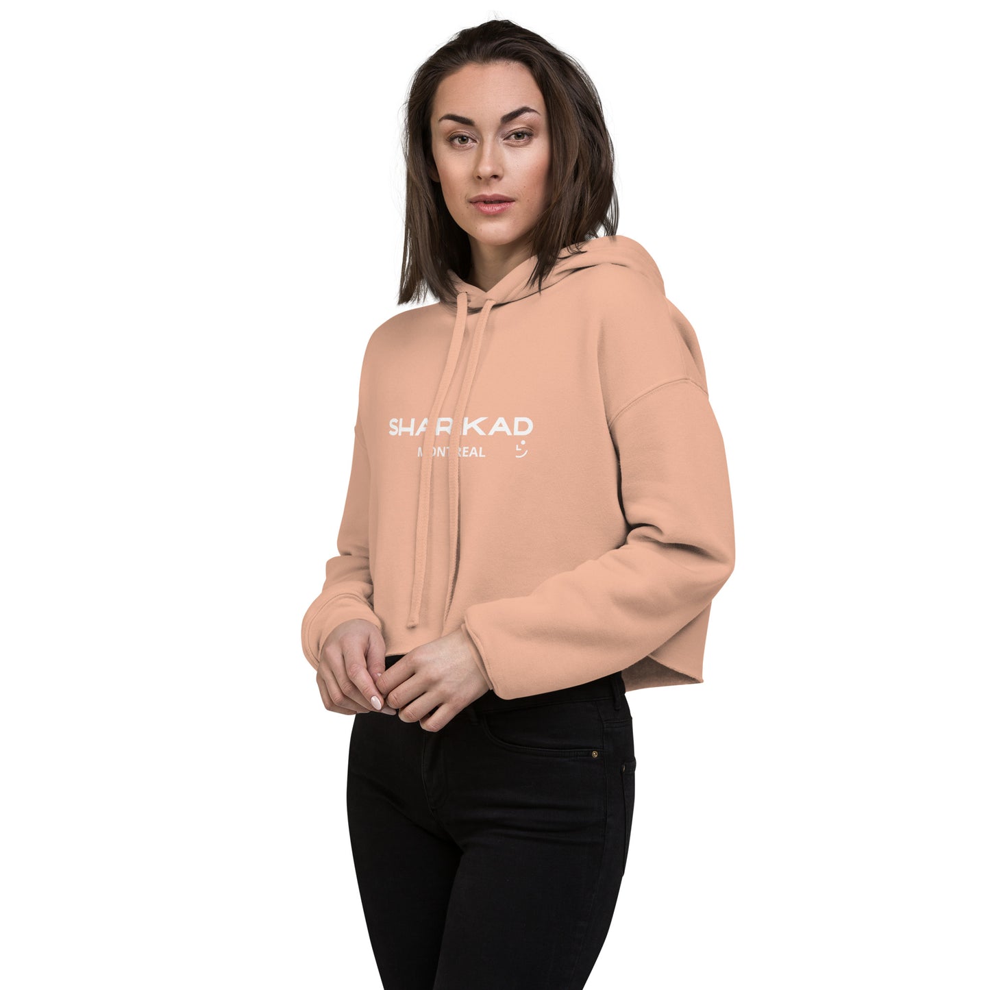 Sweat à capuche crop-top Sharikad pour femme