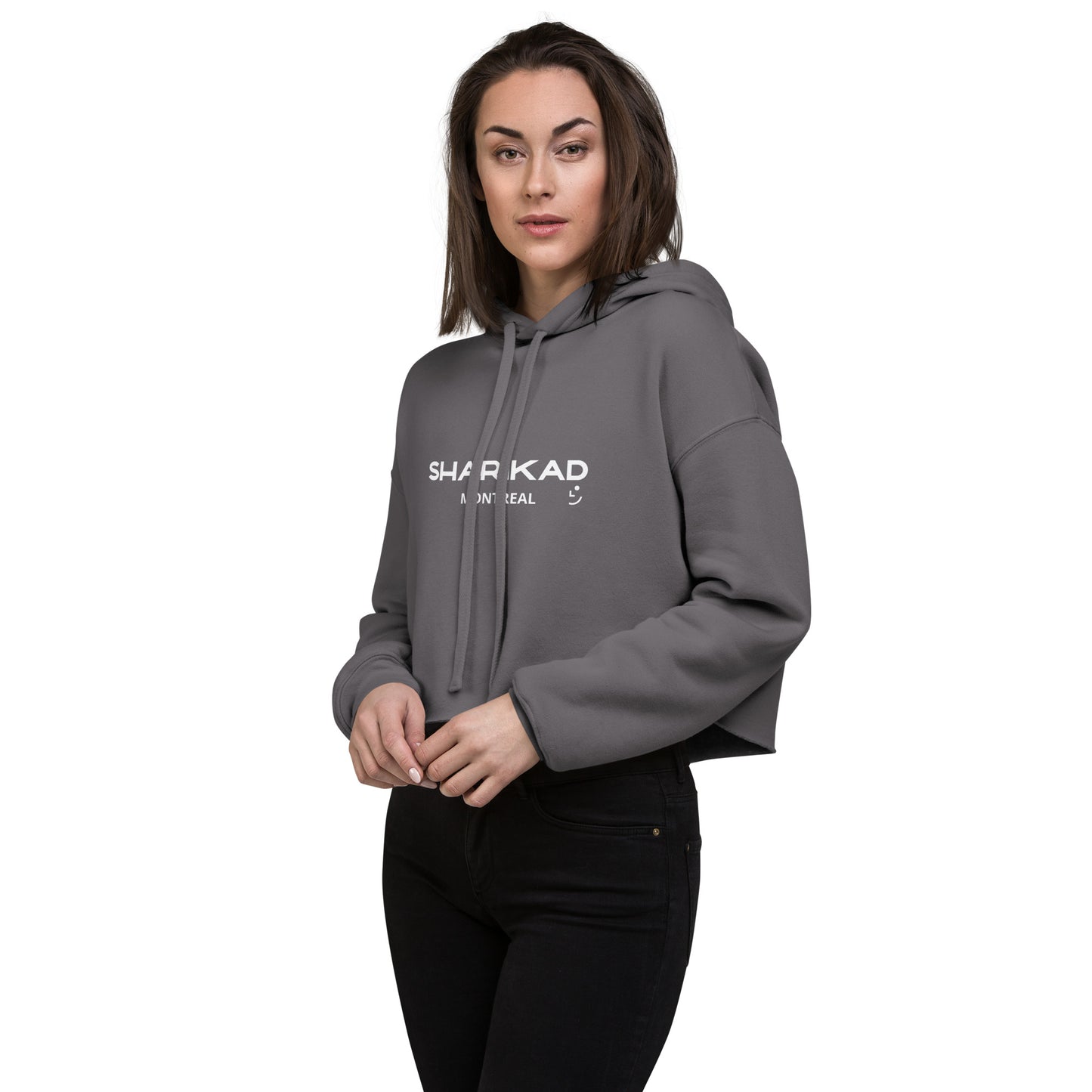 Sweat à capuche crop-top Sharikad pour femme